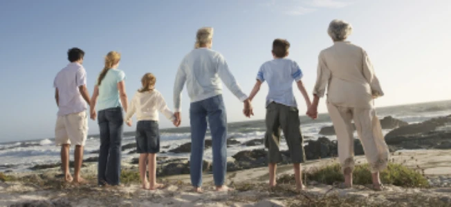 MSguiden.dk - Familie ved havet